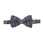 Grey Pattern Knitted Bowtie