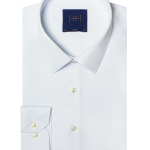 Solid White Eco-ol Bamboo Modern Fit Shirt