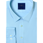 Solid Blue Eco-ol Bamboo Modern Fit Shirt