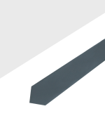 Solid Ash Black Spill Resist Woven Necktie