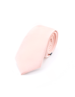 Solid Pink Nectar Spill Resist Woven Necktie - 图片 2