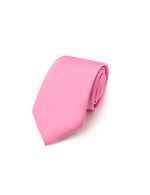 Solid Prism Pink Spill Resist Woven Necktie - 图片 2