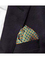 Beige Print Pocket Square - 图片 2