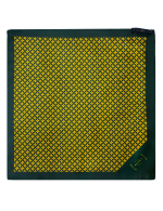 Green THE SHIRT BAR Logo Print Pocket Square - 图片 3