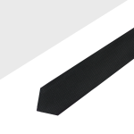 Black Checks Spill Resist Woven Reversible Necktie