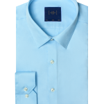 Solid Blue Eco-ol Bamboo Tailored Fit Shirt