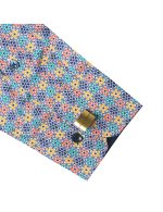 Multi-Colour Peranakan Print Silky Finish Slim Fit Shirt - 图片 3