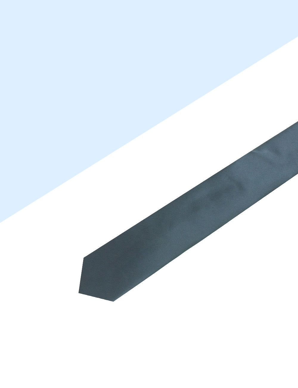 SOLIDBLACKOLIVEWOVENNECKTIENT10.9_1 Solid Black Olive Woven Necktie - 图片 1