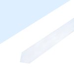 Solid Light Grey Woven Necktie