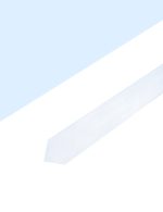 Solid Light Grey Woven Necktie