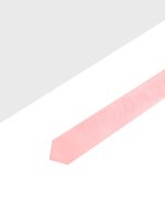 Solid Pink Powder Woven Necktie