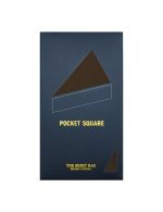 Solid Brown Woven Pocket Square - 图片 3