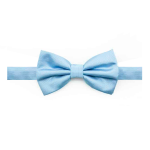 Solid Blue Bell Woven Bowtie