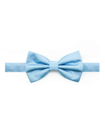 Solid Blue Bell Woven Bowtie
