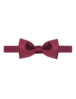 Solid Wine and Navy Blue Reversible Woven Self-Tie Bowtie